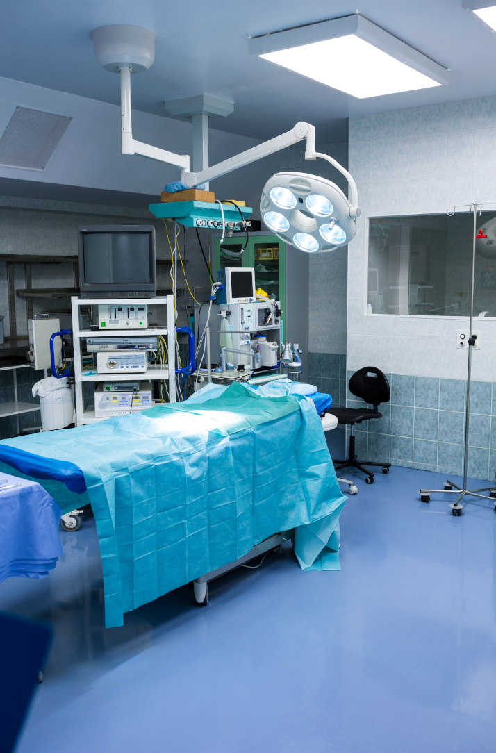 Interior view of operating room